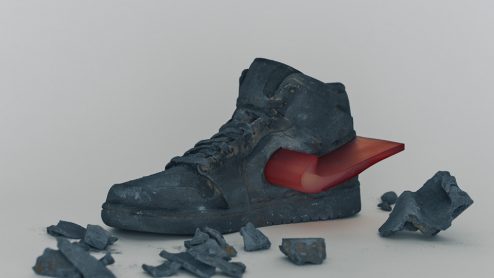 Fossils from the future / 未来からの化石  ＃01 “Nike AIR JORDAN 1”
